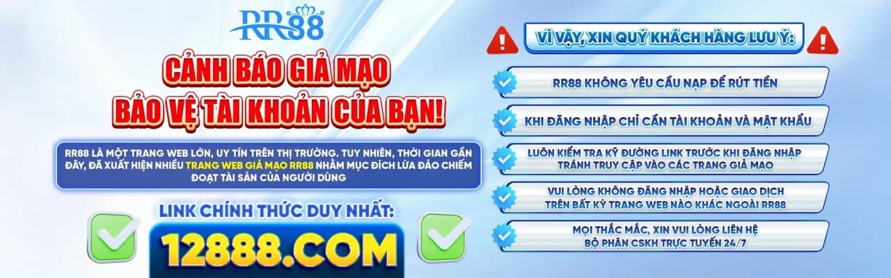cảnh báo rr88